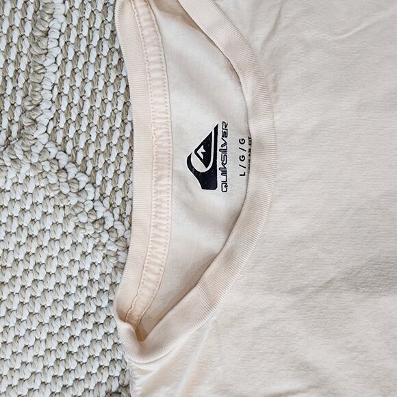 Quicksilver orange mens size large t shirt - Picture 4 of 5